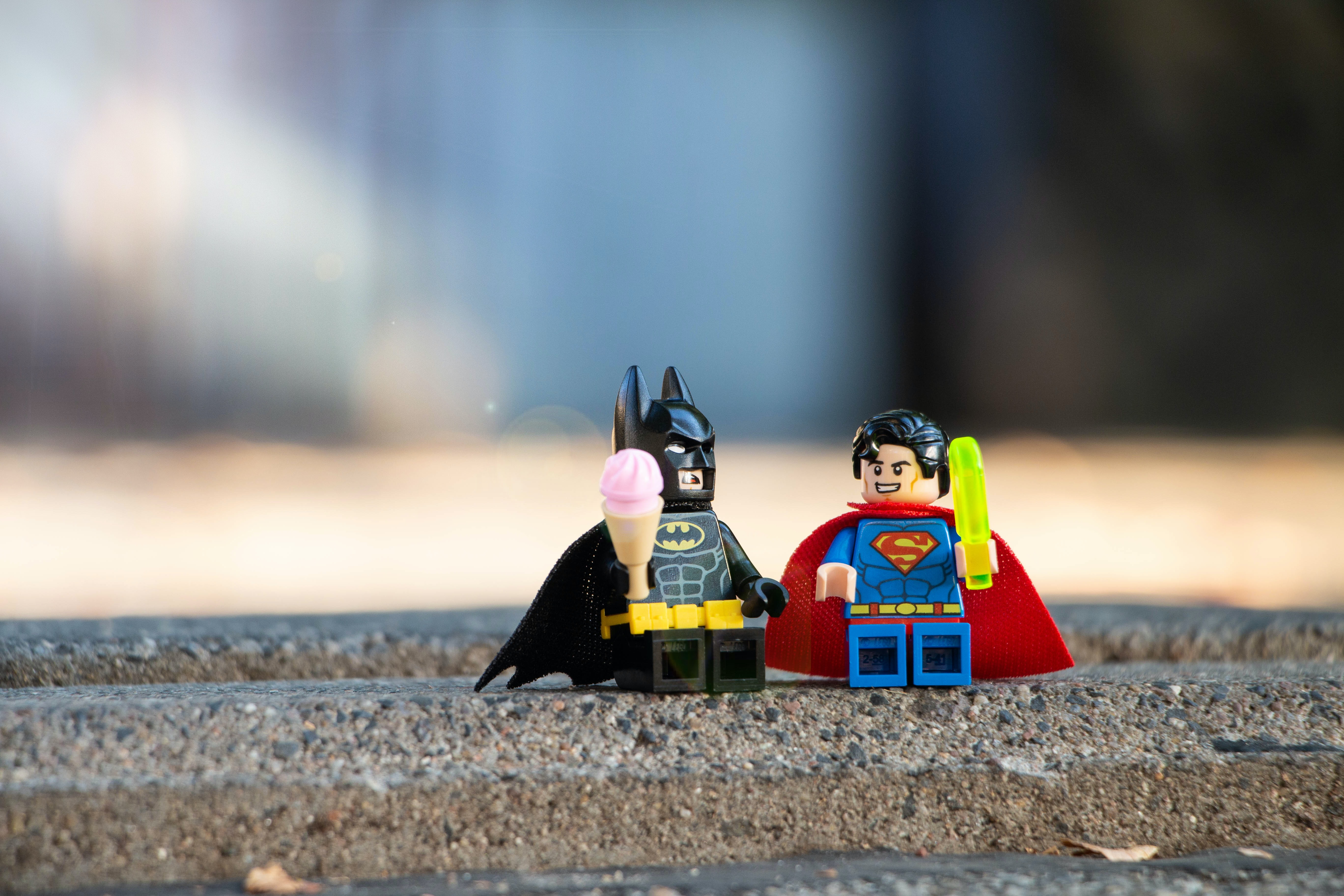 Batman & Superman Lego Image by Yulia Matvienko on Unsplash